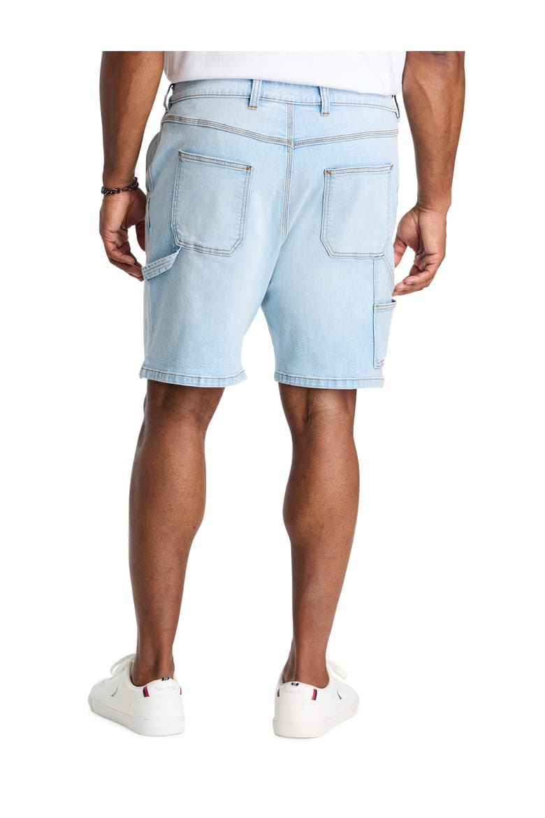 Big & Tall Relaxed-Fit Carpenter Denim Shorts, Alternate, color, WOODSMOKE