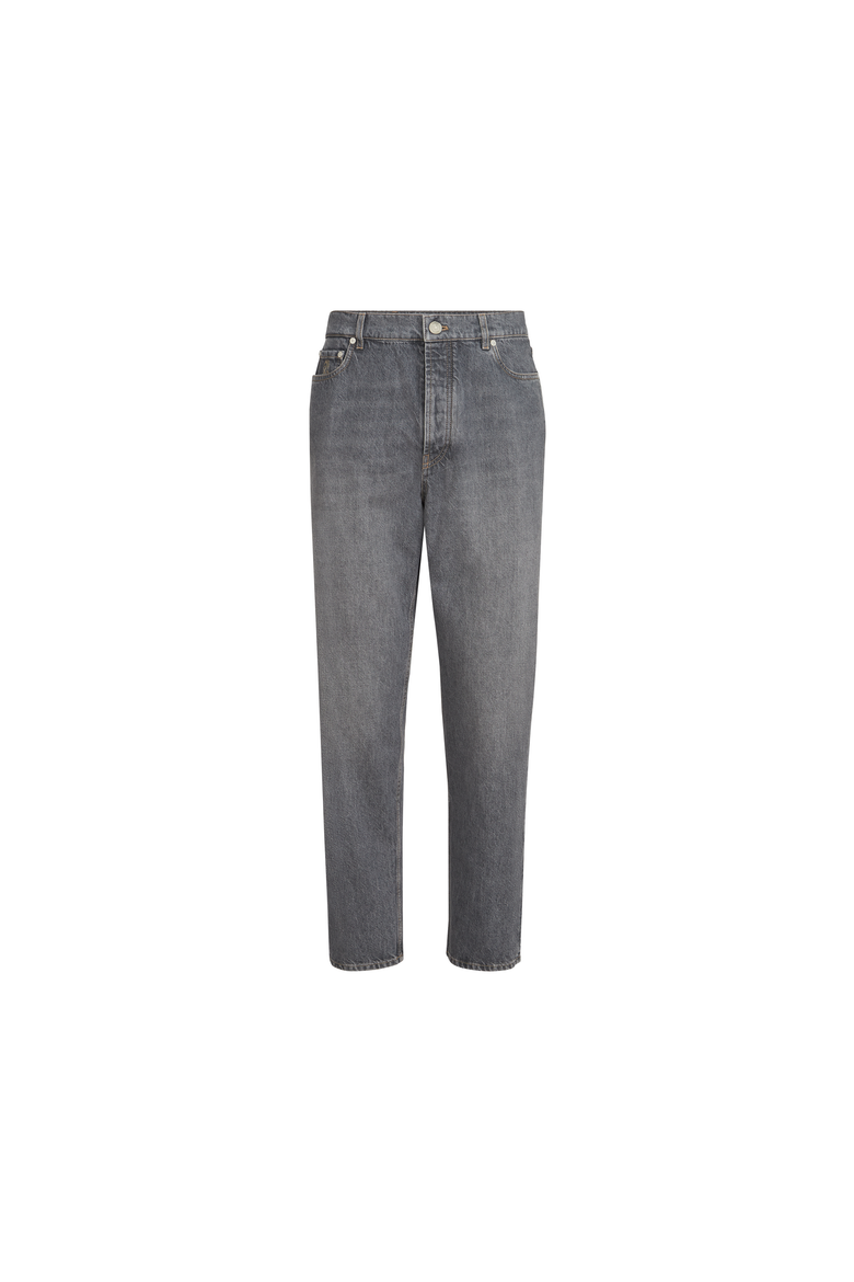 Greyscale denim trousers, Alternate, color, Medium Grey
