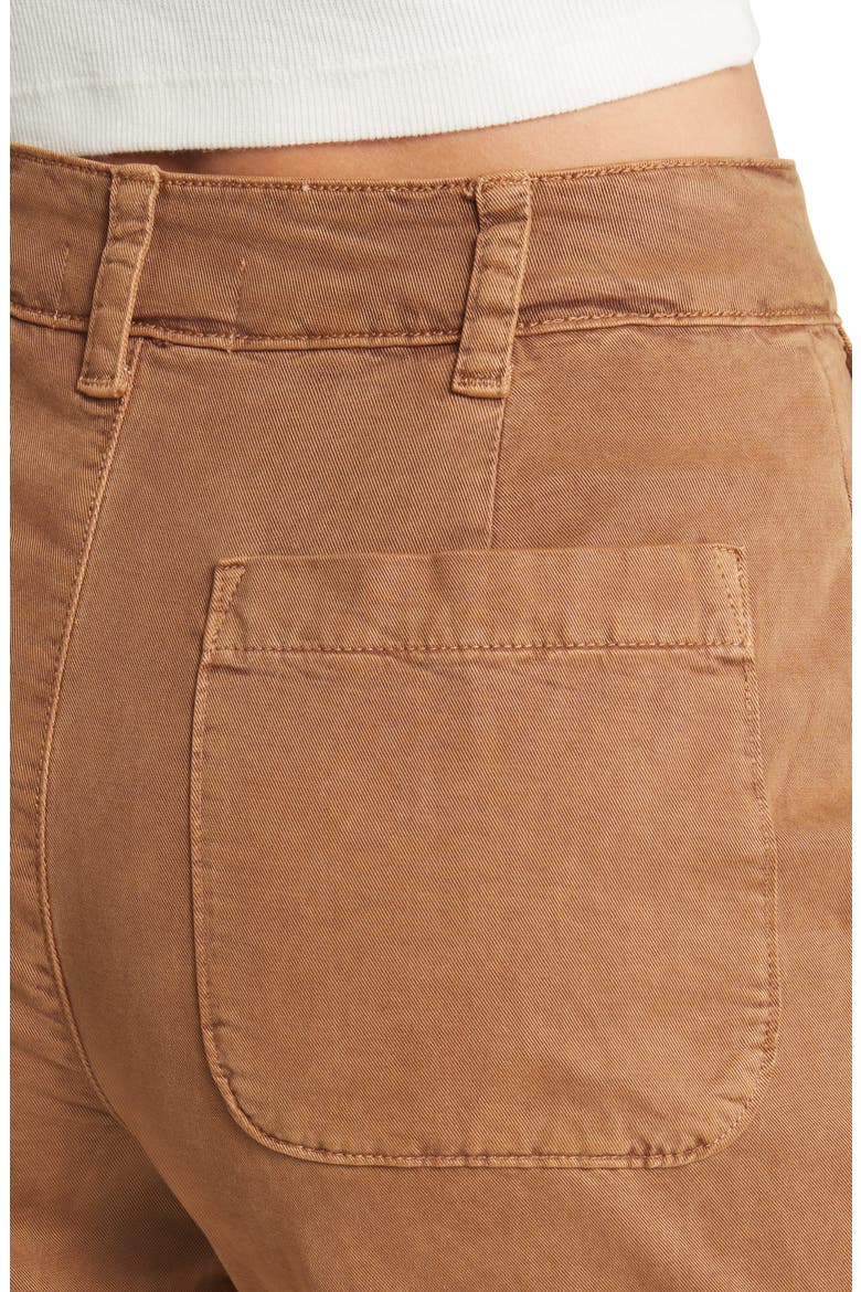 Saige Wide Leg Crop Pants, Alternate, color, WARM COPPER