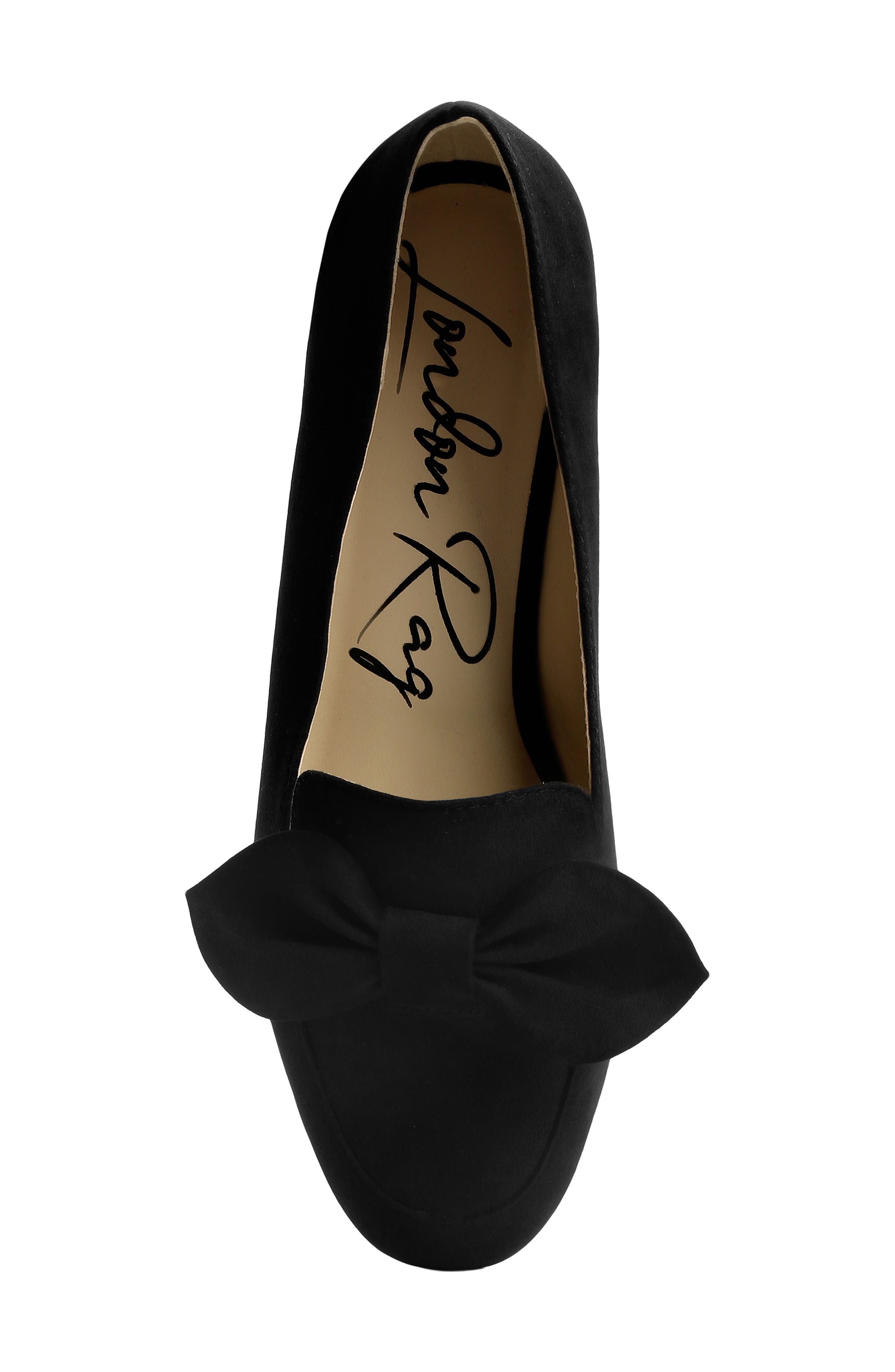 Remee Bow Loafer, Alternate, color, BLACK