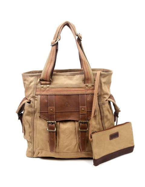 Turtle Ridge Canvas Organizer Tote