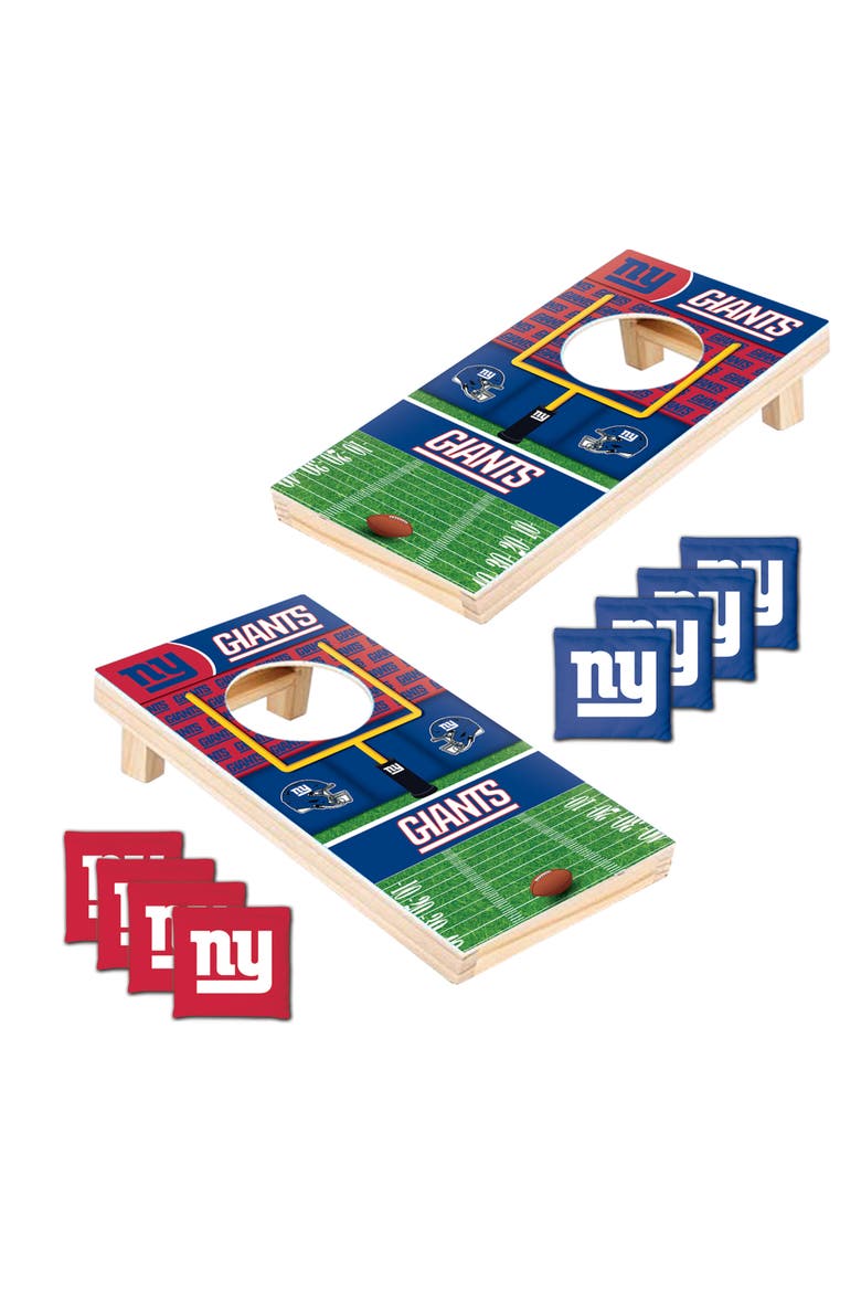 New York Giants NFL Tabletop Cornhole, Alternate, color, Multicolor