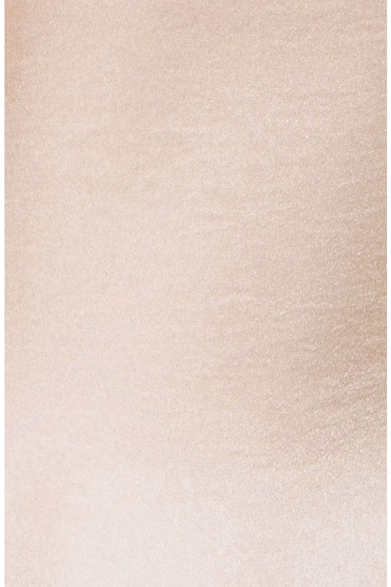 Vero Tie Front Satin Blouse, Alternate, color, CREAM