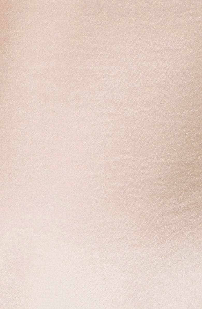 Line & Dot Vero Tie Front Satin Blouse, Alternate, color, 