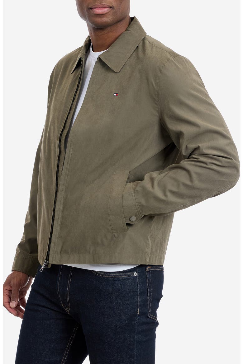 Microfiber Golf Jacket, Alternate, color, OLIVE