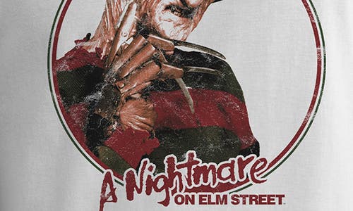Monster Digital Freddy Kruger Graphic T-shirt In White