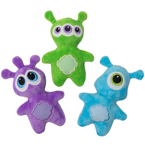 3 Pack Plush Dog Toys