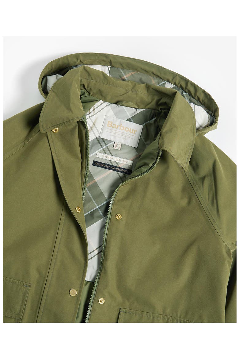 Francis Waterproof Insulated Long Coat with Removable Hood, Alternate, color, ANCIENT LODEN TARTAN
