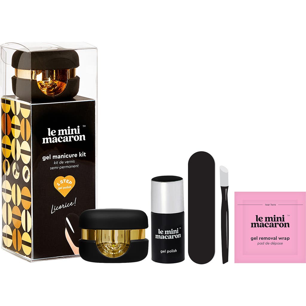 Le Mini Macaron Gel Manicure Kit in Licorice  product