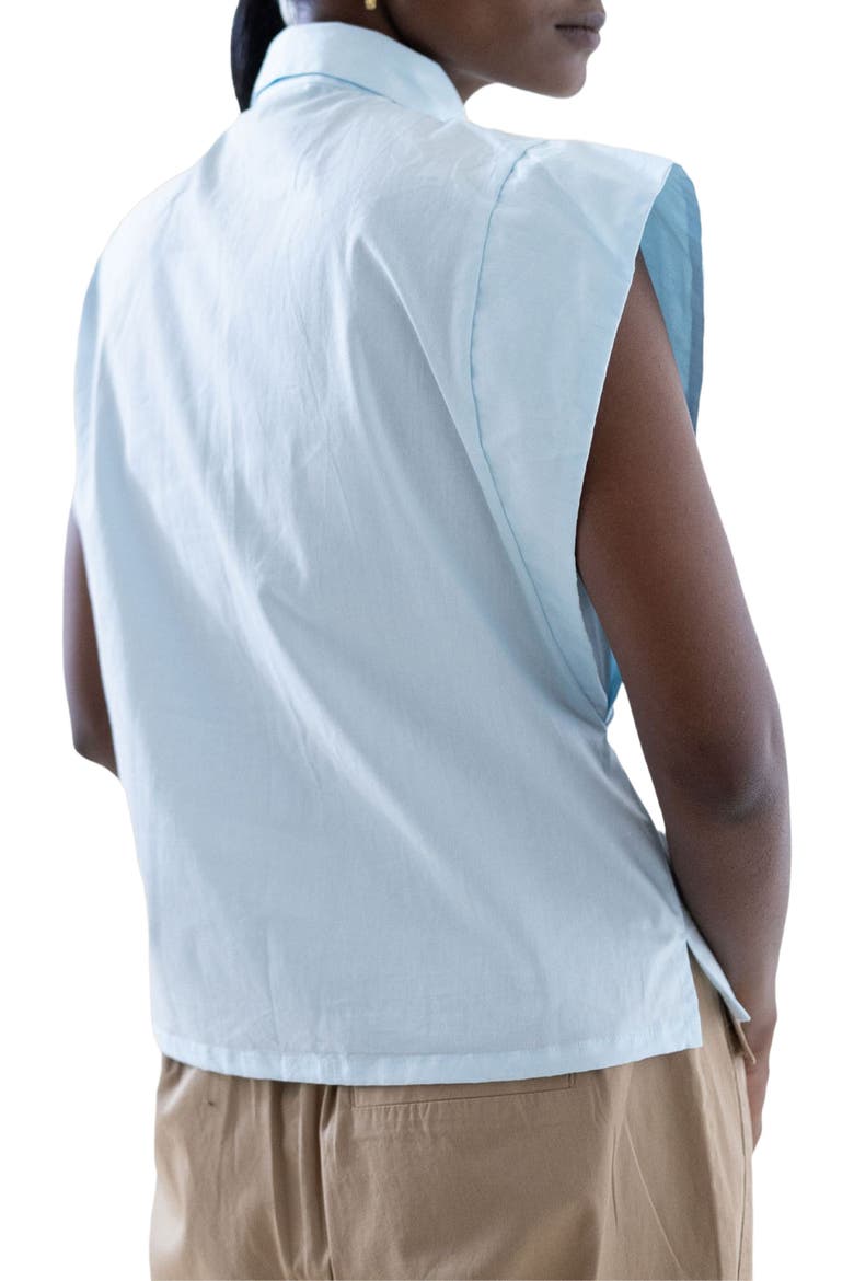 Perfect Summer Button Down Shirt, Alternate, color, Light Blue