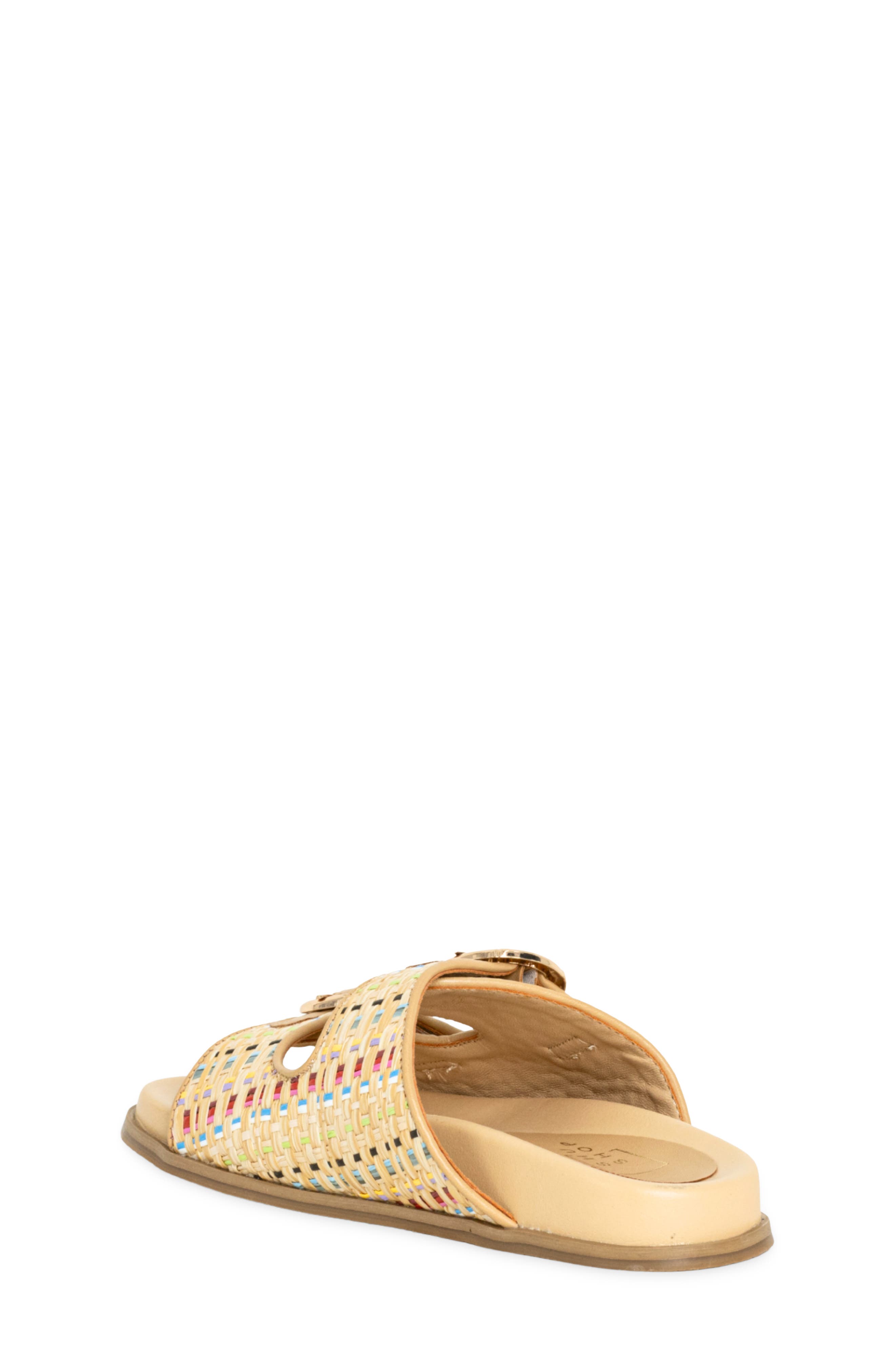 Kids' Lori Mini Slide Sandal, Alternate, color, MULTI WOVEN