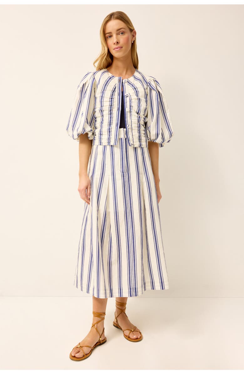 Marie Oliver Faith Skirt, Alternate, color, Sailor Stripe