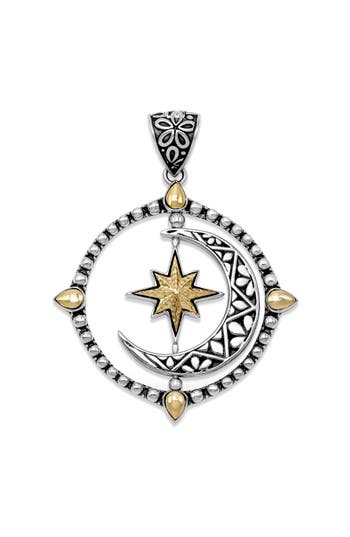 Samuel B. Moon & Star Pendant In Multi