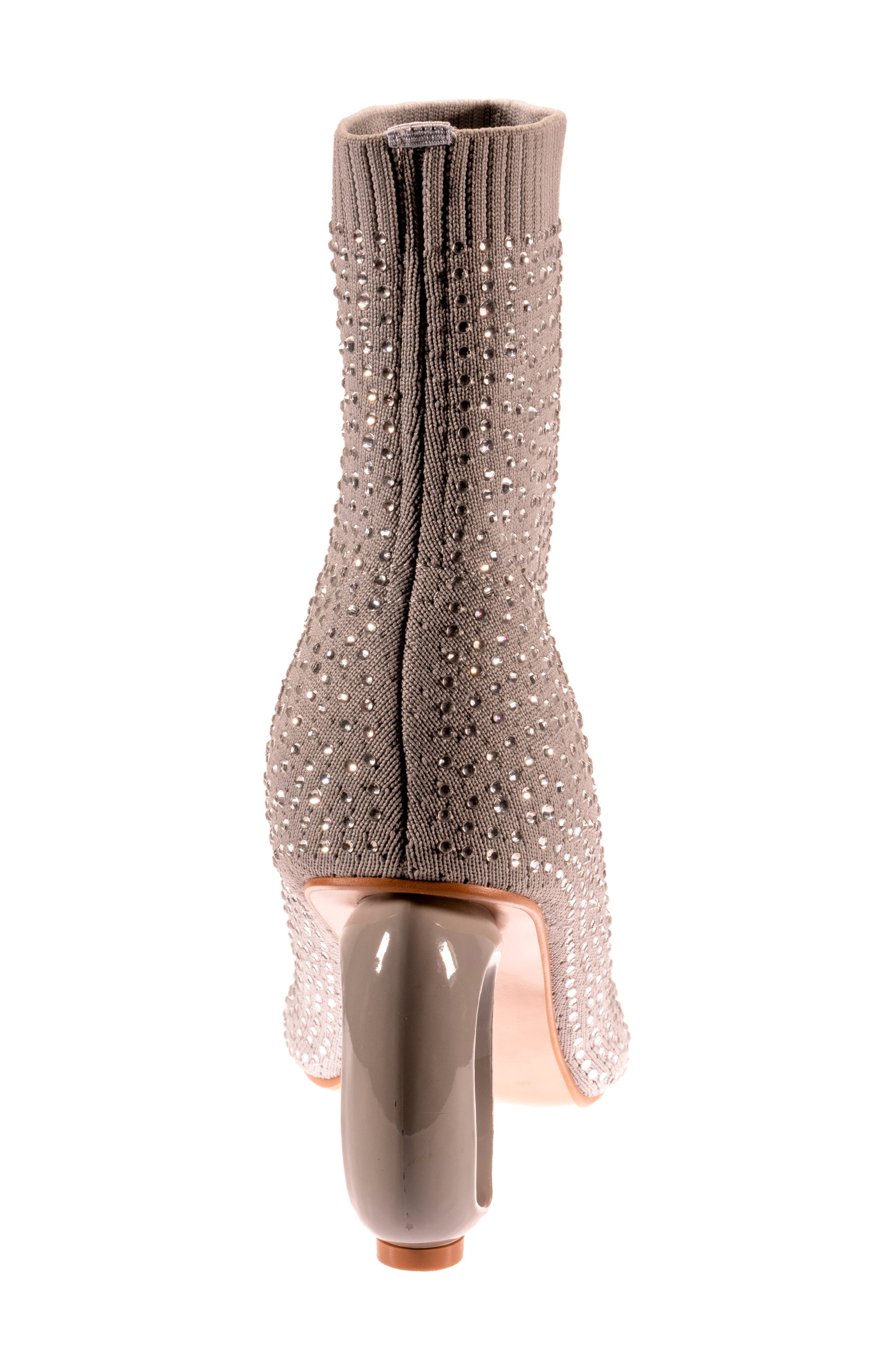 Barb Round Heel Bootie, Alternate, color, SILVER