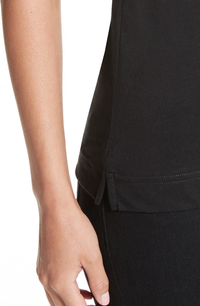 Adam Lippes Cotton Crewneck Tee, Alternate, color,