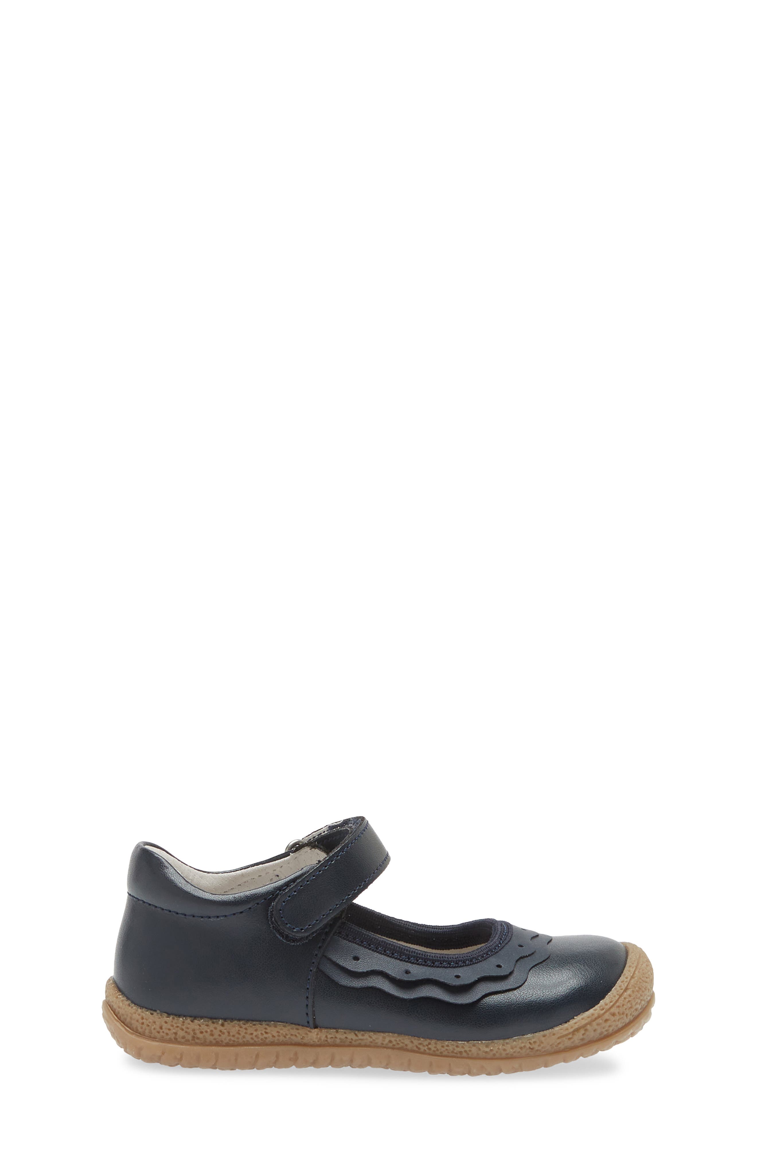 L'AMOUR Kids' Paige Ruffle Mary Jane, Alternate, color, Navy