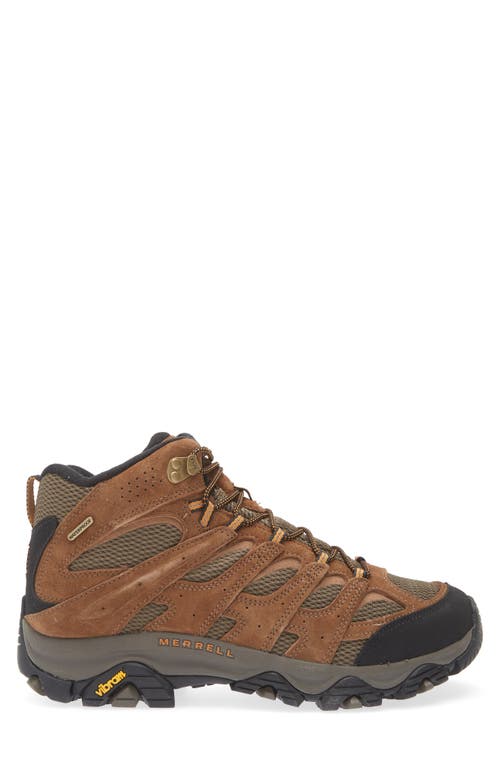 Merrell Moab 3 Mid Waterproof Hiking Shoe In Earth