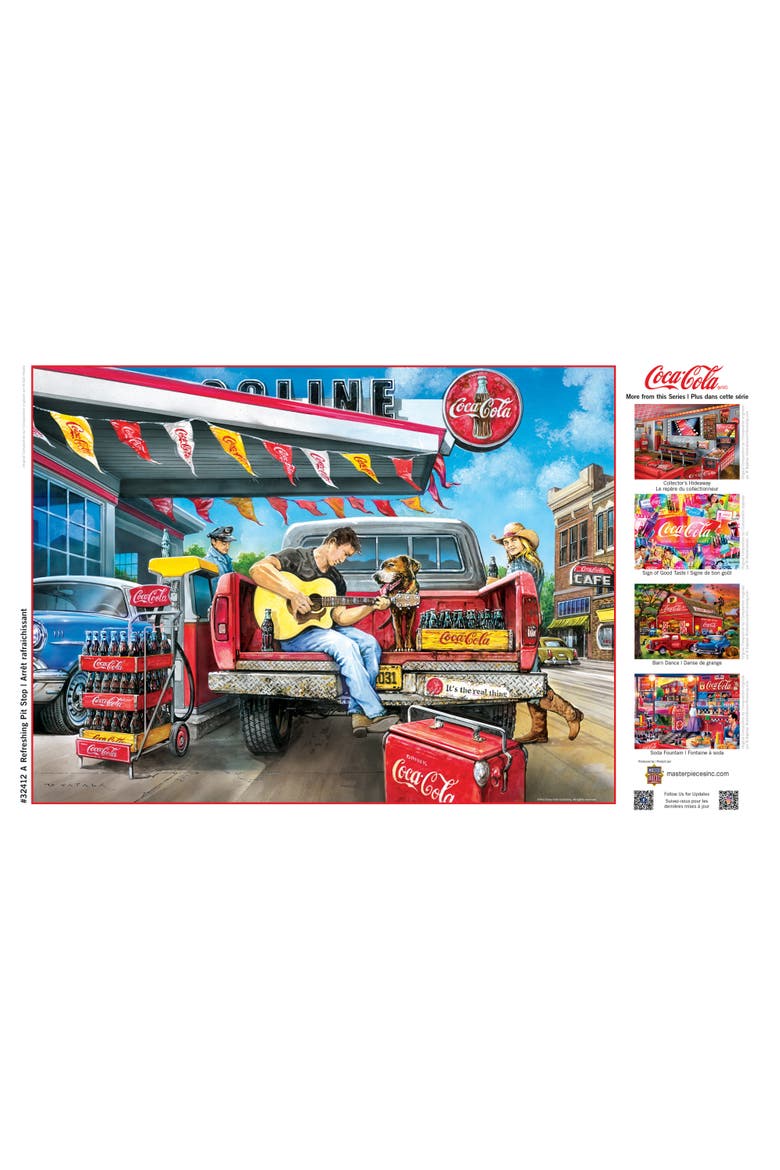 Refreshing Pit Stop 300 Piece Puzzle, Alternate, color, Multicolor