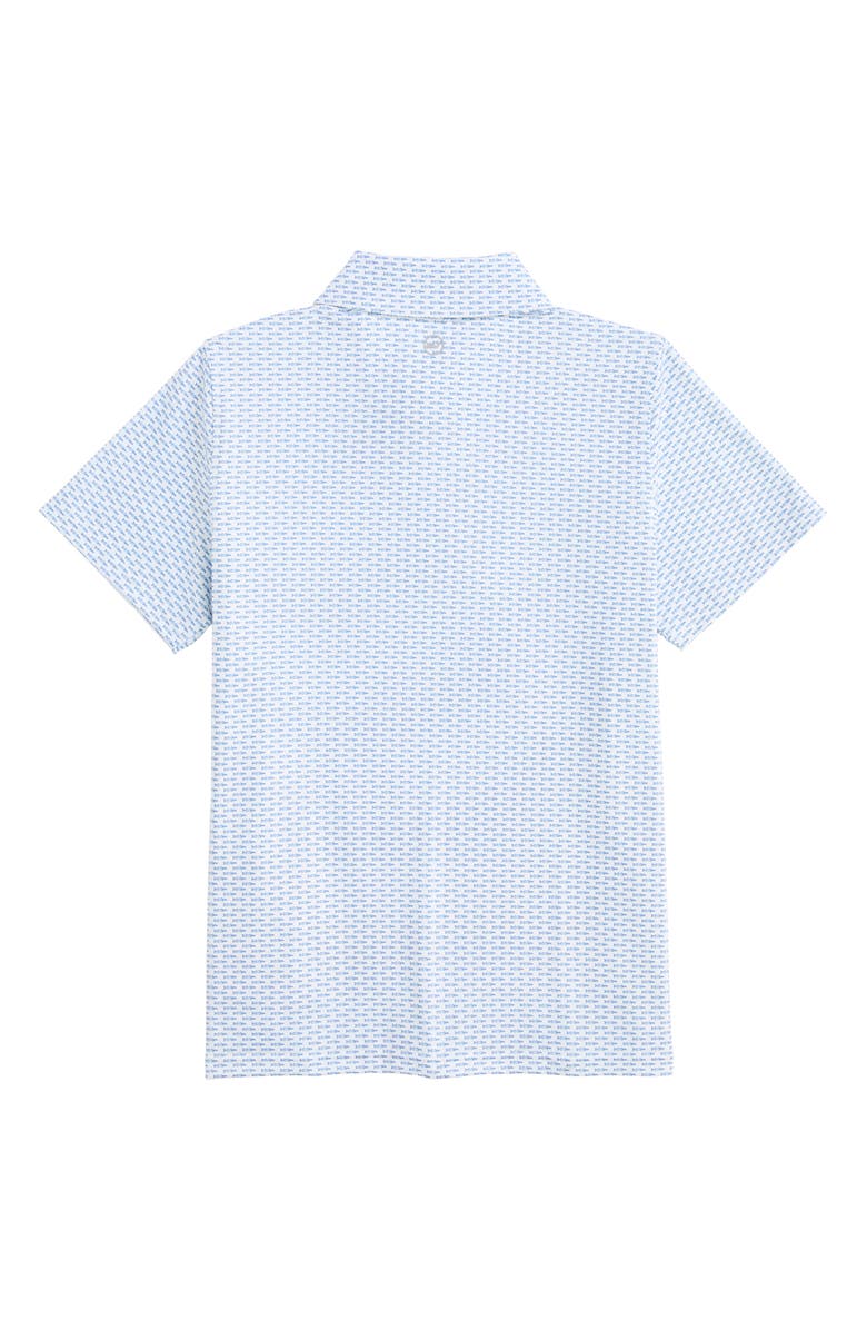 vineyard vines Kids' Print Polo, Alternate, color, Micro Barracuda