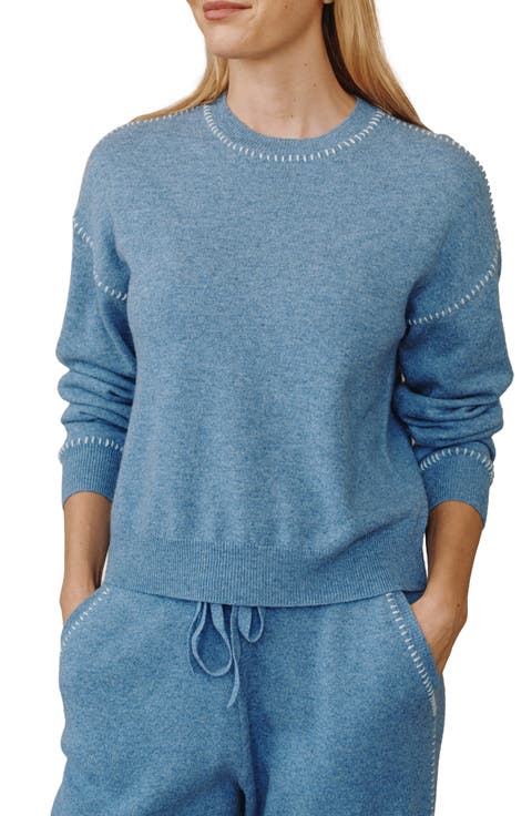 Whipstitch Crewneck Sweater