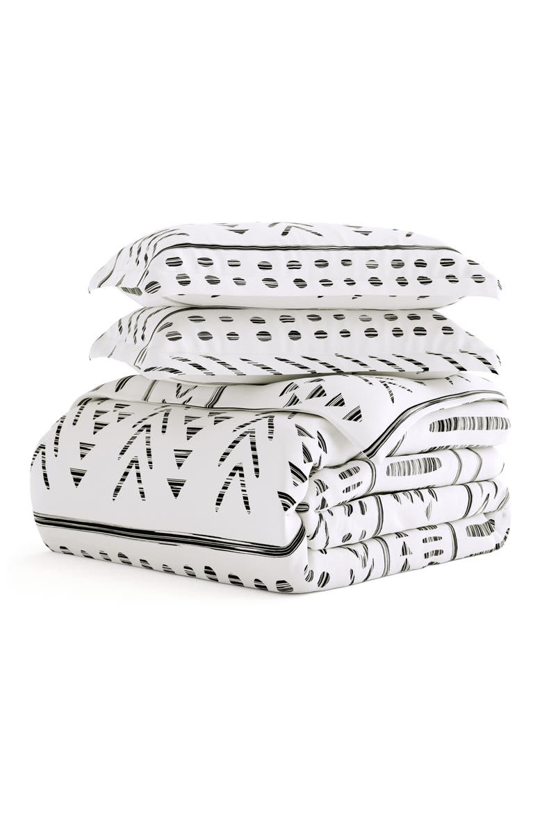 HOME SPUN Home Collection Premium Ultra Duvet Set - Gray, Main, color, GRAY
