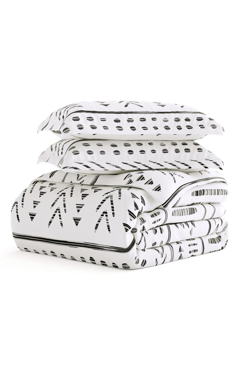 HOMESPUN HOME SPUN Home Collection Premium Ultra Duvet Set - Gray, Main, color, Gray