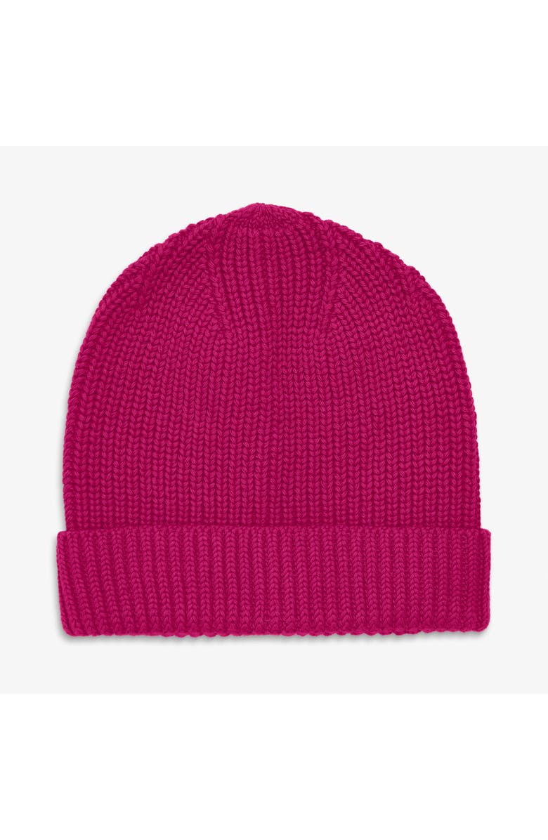 Primary Kids Cotton Beanie, Main, color, Raspberry