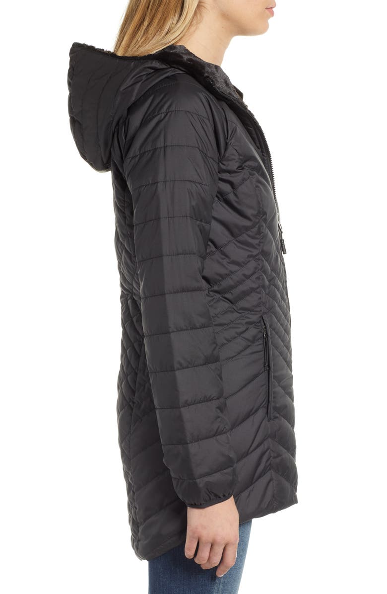 The North Face Mossbud Reversible Insulated Parka, Alternate, color, 