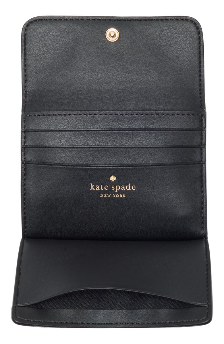 Kate Spade New York madison small wallet on a chain, Alternate, color, Black