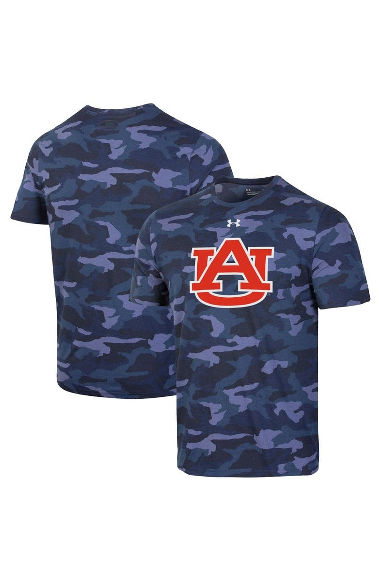 Under Armour Men's Under Armour Navy Auburn Tigers Logo Camo T-Shirt, Alternate, color, 
