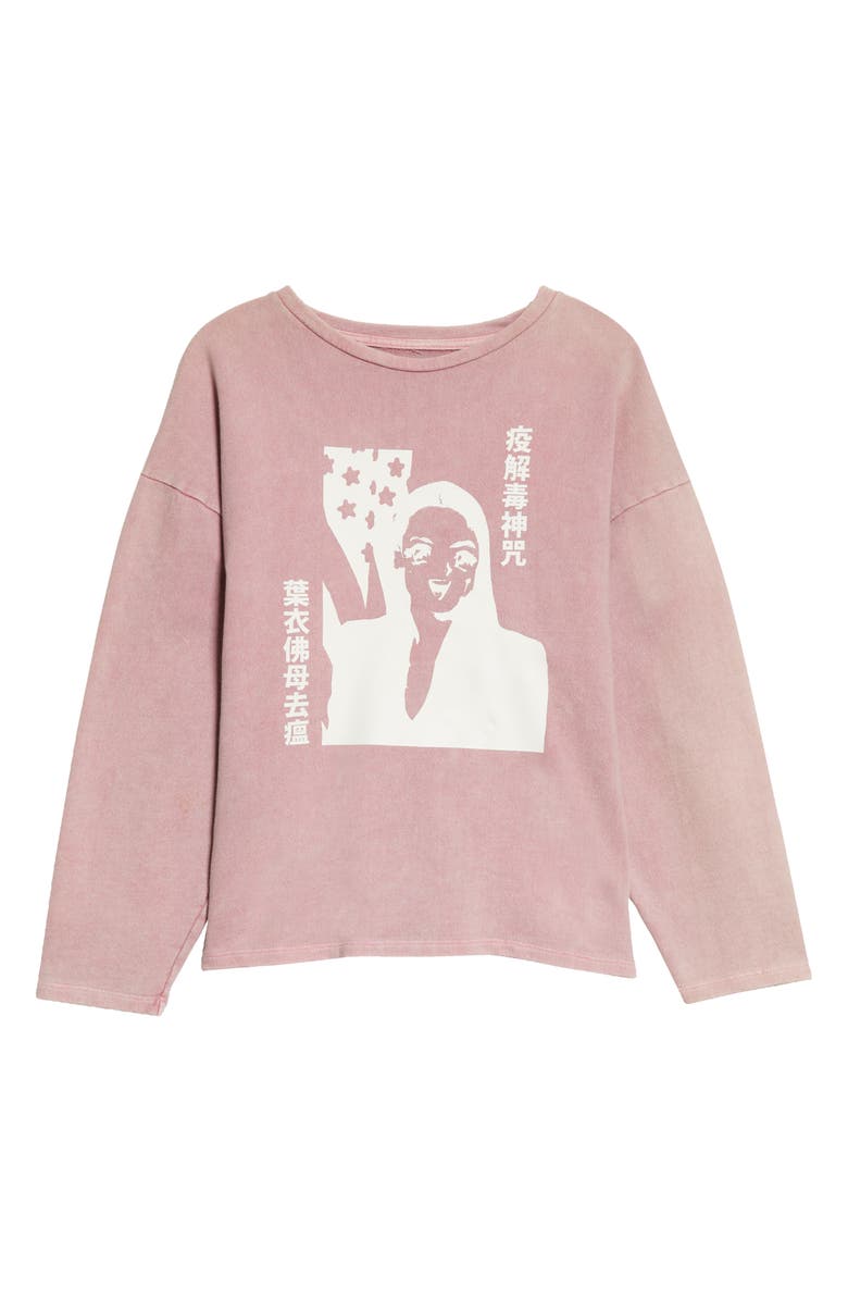 Liberal Youth Ministry Unisex Anime Graphic Sweatshirt, Alternate, color, 