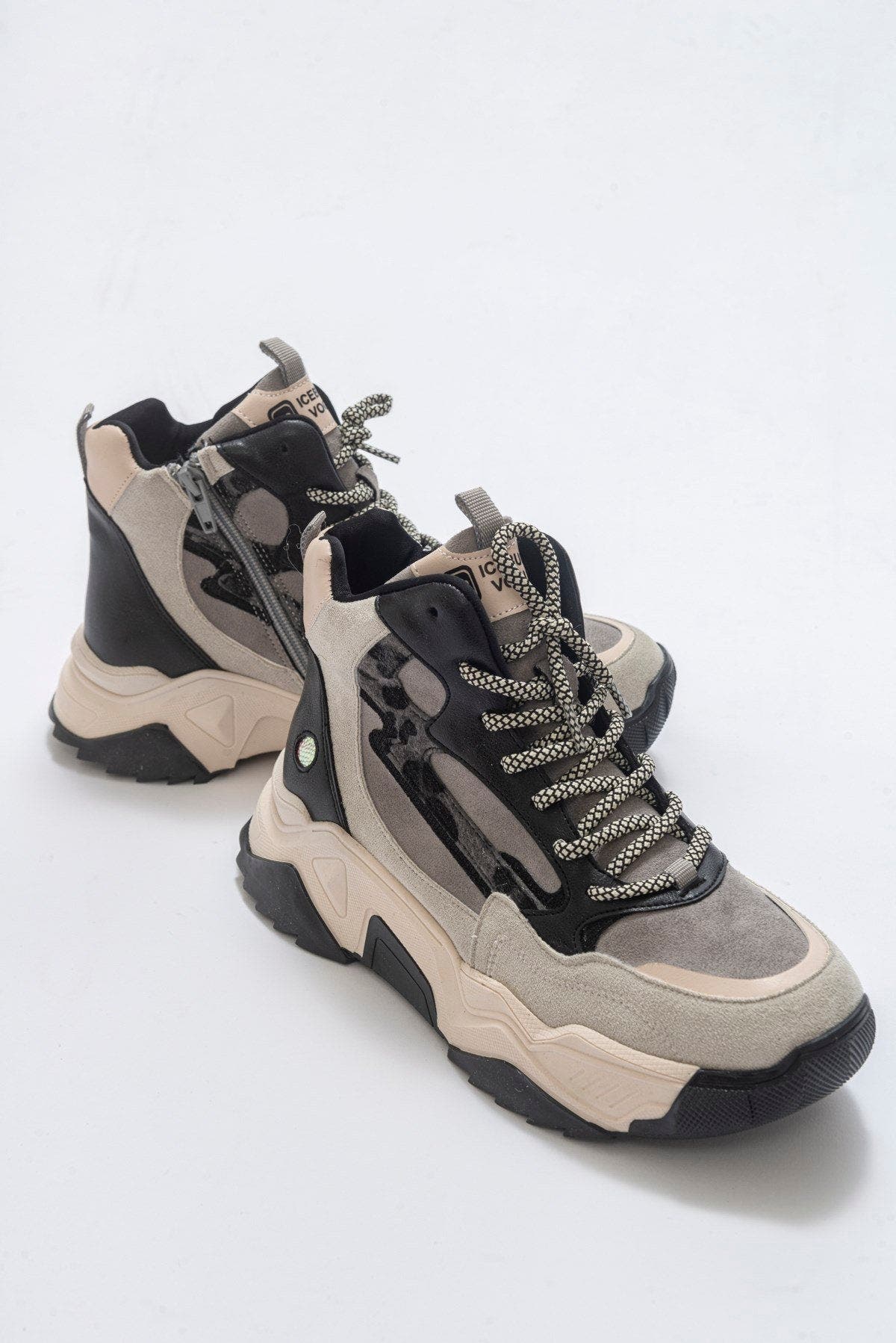 Prologue Shoes Olivia Sport Boot, Alternate, color, Ice Black Faux Leather