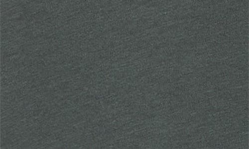 Eileen Fisher Turtleneck Stretch Organic Cotton Blend Top In Gray