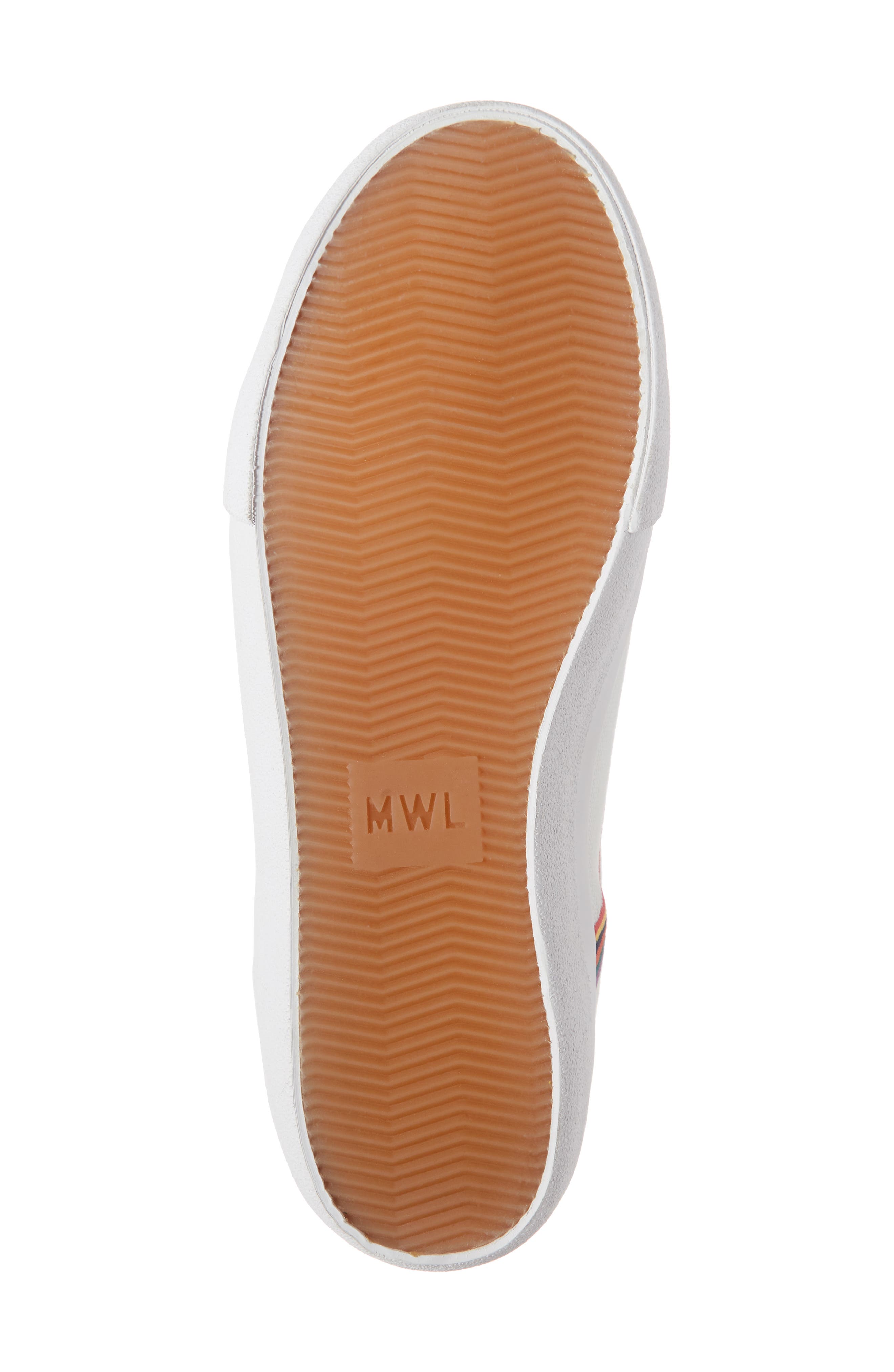 Madewell Delia Rainbow Sneaker, Alternate, color, 