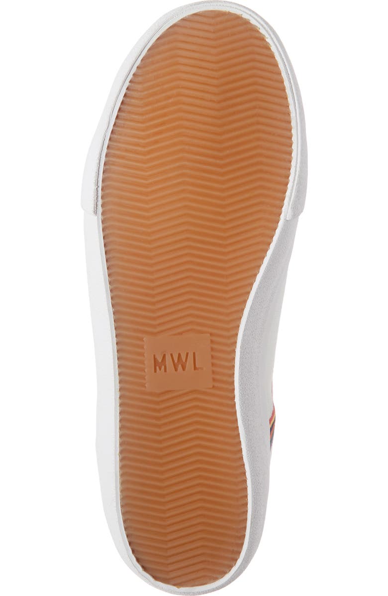 Madewell Delia Rainbow Sneaker, Alternate, color,