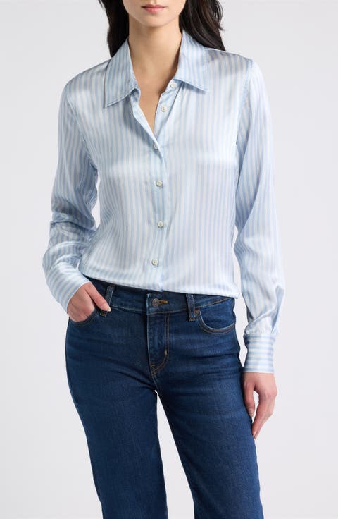 The Office Silk Striped Shirt