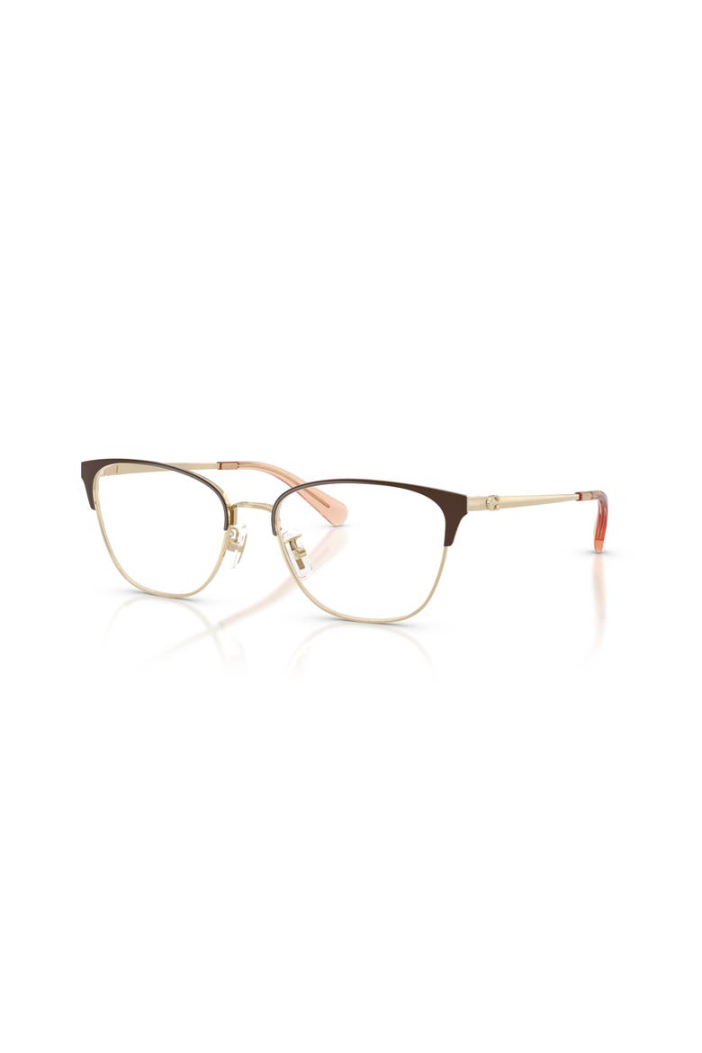 54mm Cat Eye optical glasses, Main, color, Gold