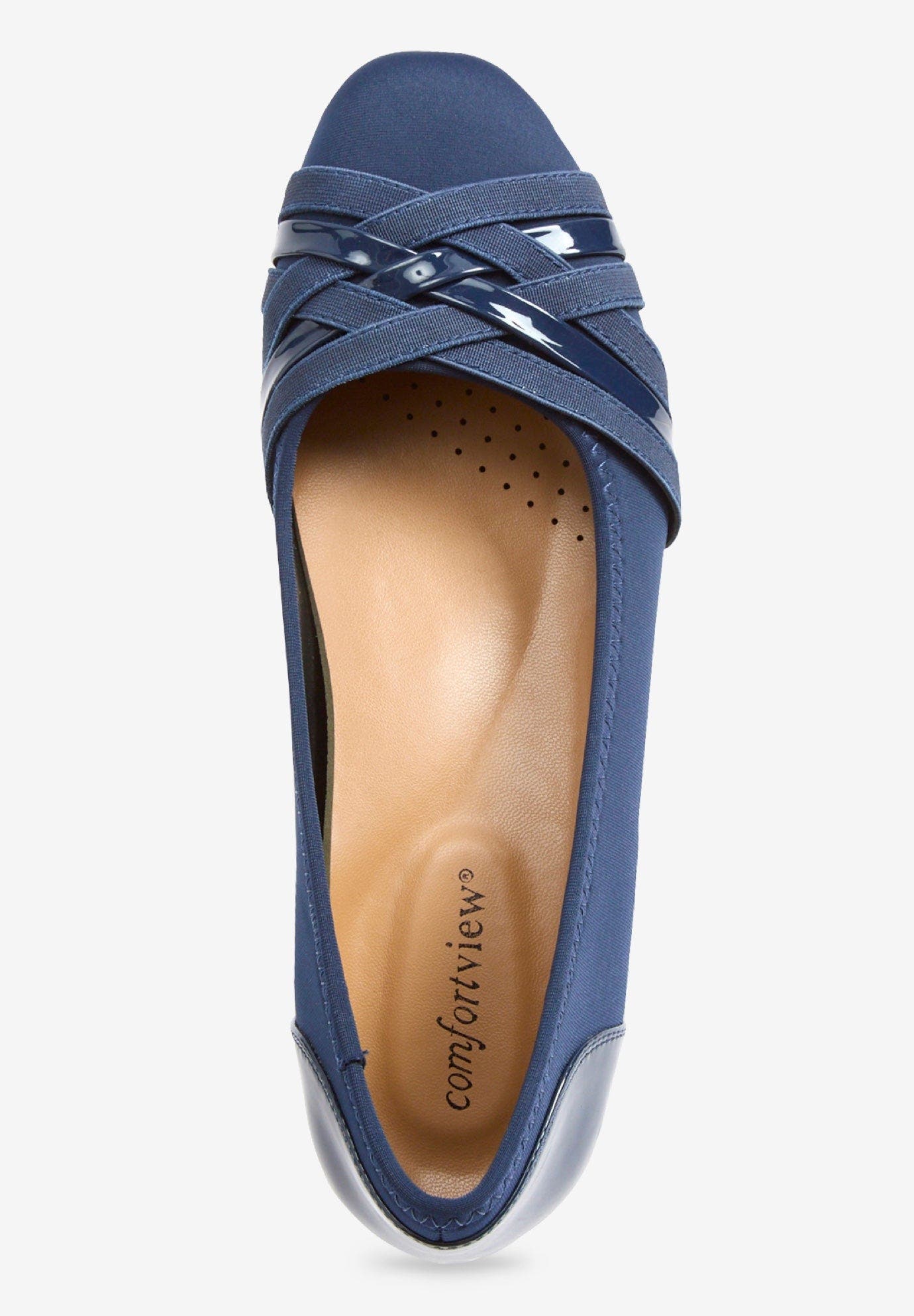 The Quinlan Slip On Pump, Alternate, color, NAVY