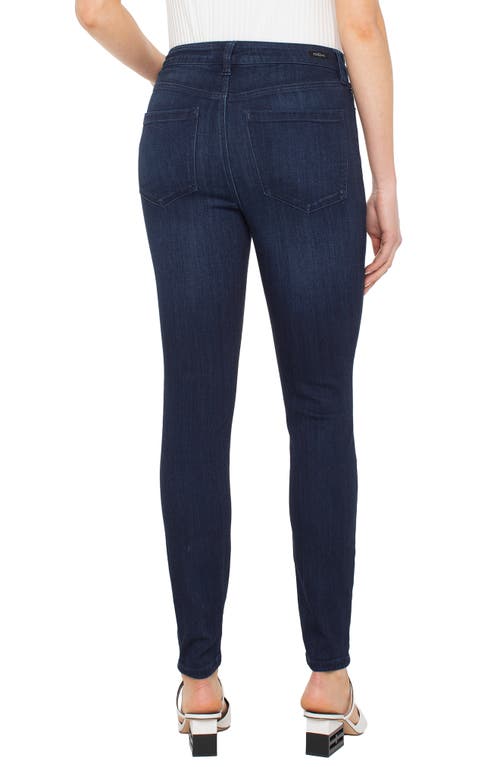 Liverpool Los Angeles Liverpool High Rise Stretch Ankle Skinny Jeans In Blue