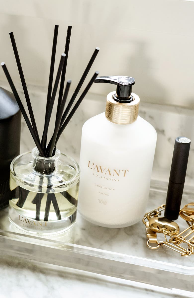 L'AVANT Collective Fresh Linen Reed Diffuser, Alternate, color, White