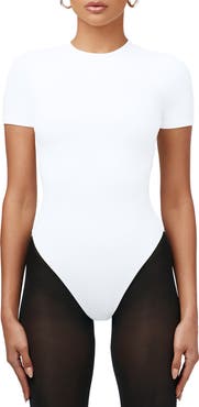 Naked Wardrobe Smooth Crewneck Bodysuit