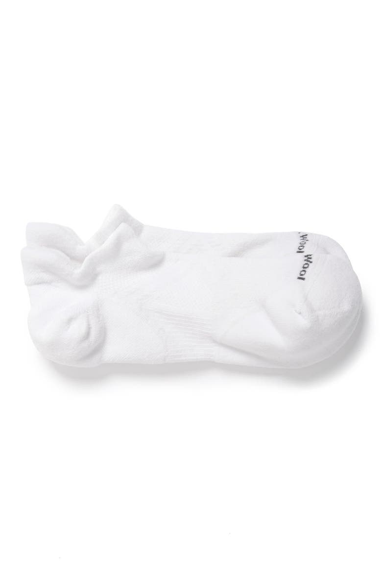 'PhD Run Light Elite Micro' Socks, Main, color, WHITE