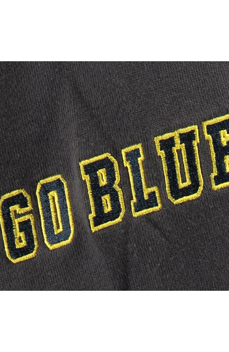 STADIUM ATHLETIC Youth Stadium Athletic Charcoal Michigan Wolverines Big Logo Pullover Hoodie, Alternate, color, Charcoal