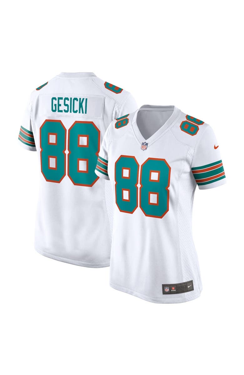 Nike Women's Nike Mike Gesicki White Miami Dolphins Alternate Game Jersey, Alternate, color,