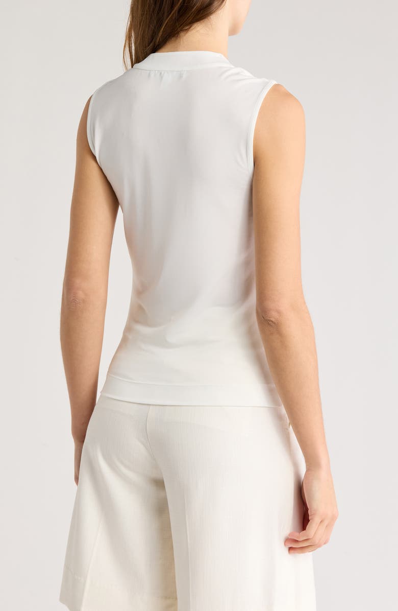 Derek Lam 10 Crosby Alya Draped Shell, Alternate, color, Blanc De Blanc