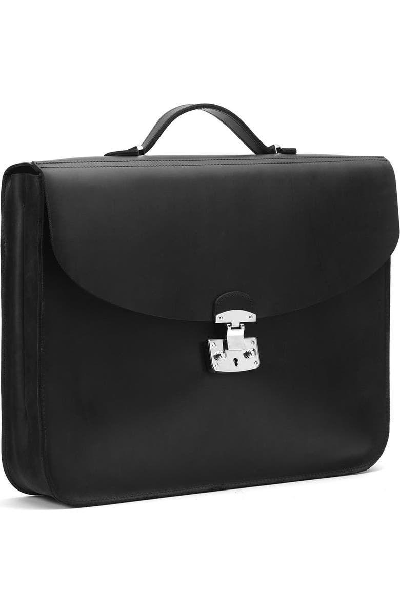 Ezra Arthur Executive Briefcase, Alternate, color, Black