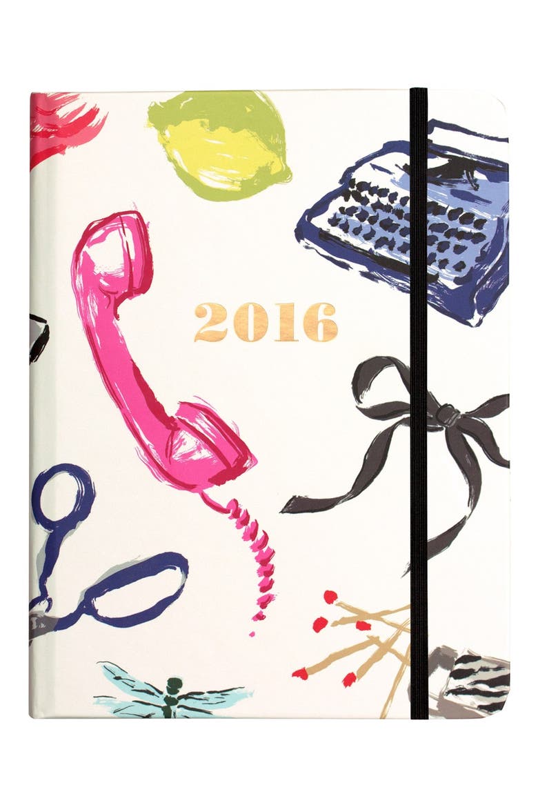 medium 17-month 2016 planner, Main, color, WHITE