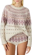 Steve Madden Suzette Fair Isle Sweater