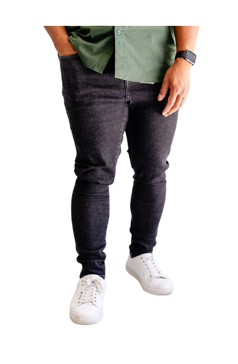 Dapper Boi Skinny Dark Grey Jeans, Main, color, Dark Grey