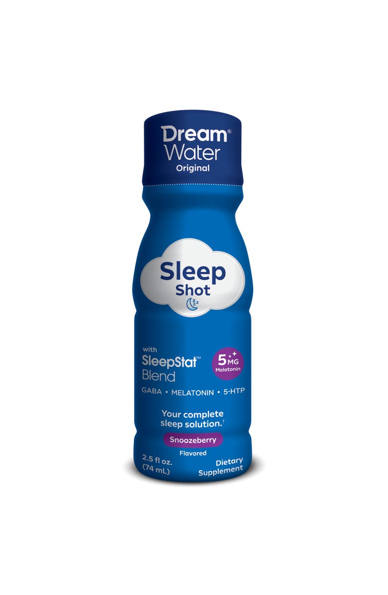 Dream Water Sleep Aid Supplement Drink; Melatonin 5Mg, Gaba, 5Htp; Zero Sugar, Alternate, color, Multicolored